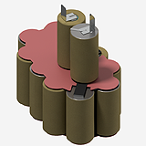 Ремкомплект МАК-18-2,0-NICD (аккумуляторная сборка) для ремонта батарей Макита